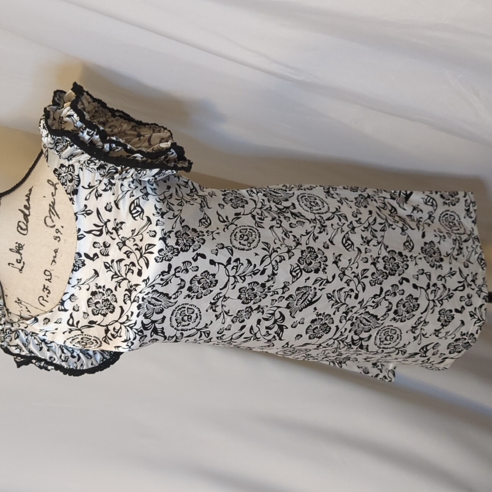 Floral Satin Dress